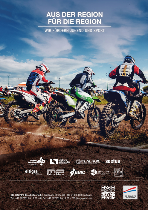 Regionale Unterstützung im Motorsport – Elektro-Breitling sponsert junge Motocross-Talente