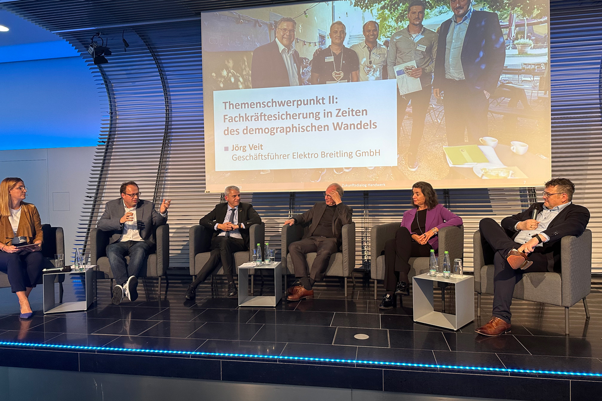 Presseartikel Elektro-Breitling beim Zukunftsdialog Handwerk