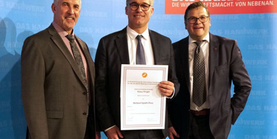 Pressemitteilung Auszeichnung Heribert Späth