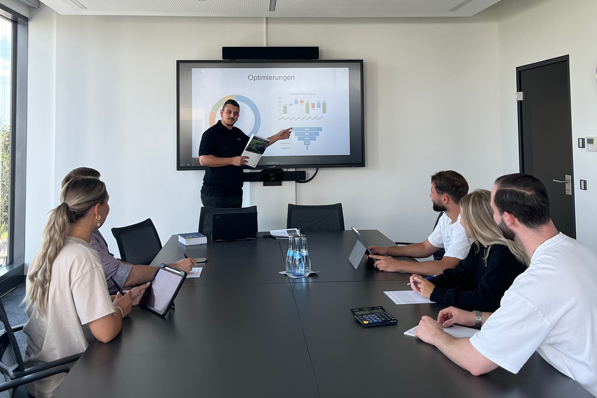 Impressionen Elektro Breitling – Besprechung im Projektteam